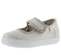 victoria Unisex - Kinder Knöchelriemchen 1066157-KIDS Mary Jane 1915 GLITZEREFFEKT & Klettverschluss BEIGE 19