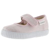 victoria Unisex - Kinder Knöchelriemchen 1066157-KIDS Mary Jane 1915 GLITZEREFFEKT & Klettverschluss ROSA 27