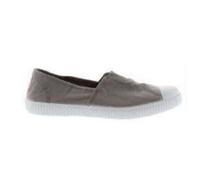 Victoria vegane Erwachsenen-Sneaker - Puntera Camping, Bio-Baumwolle und Naturgummi Gris (Grau) 37