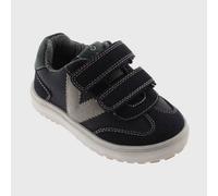 Victoria vegane Kinder-Klett-Sneaker - Puzzle Vegan Straps Marino (Blau) 24