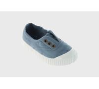 Victoria vegane Kinder-Schlüpfsneaker - Tintada de Lona Azul (Blau) 25