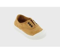 Victoria vegane Kinder-Schlüpfsneaker - Tintada de Lona Oro (Gold) 33