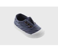 Victoria vegane Kinder-Schlüpfsneaker - Tintada Zebra Azul (Blau) 28