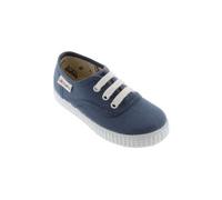 Victoria vegane Kinder-Sneaker - Inglesa de Lona Jeans (Blau) 28