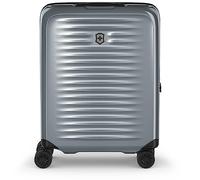 Victorinox Airox Global Hardside Carry-On, Handgepäckkoffer Klein, Trolley, Leicht, Damen/Herren, 55 x 40 x 20 cm, 33 Liter, Silber