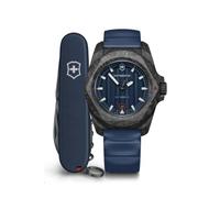 Victorinox INOX Herren Uhr analog Automatik mit Kautschuk Armband V242022.1