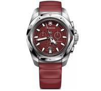 Victorinox INOX Herren Uhr analog Quarzwerk mit Kautschuk Armband V241986