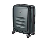 Victorinox Spectra 3.0 Expandable Global Carry-On, Handgepäckkoffer Klein, Trolley mit 4 Rollen, 55 x 40 x 20 cm, 39-47 l, Erweiterbar, Grau/Grün