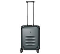 Victorinox Spectra 3.0 Expandable Global Carry-On, Handgepäckkoffer Klein, Trolley mit 4 Rollen, 55 x 40 x 20 cm, 39-47 l, Erweiterbar, Grau/Grün