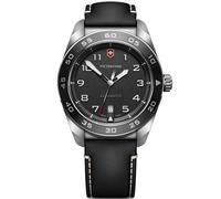 Victorinox Swiss Army 242044 Automatikuhr, schwarzes Zifferblatt, schwarzes Lederband, 42 mm