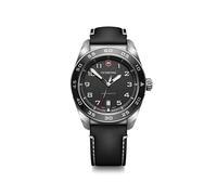 Victorinox Swiss Army 242044 Automatikuhr, schwarzes Zifferblatt, schwarzes Lederband, 42 mm