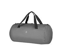 VICTORINOX Travel Accessories Edge Packable Duffel, Weekender Reisetasche, Damen/Herren, 31 x 57 x 31 cm, 40 l, Grau