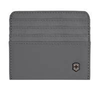 Victorinox Travel Essentials Card Holder, Kartenetui mit RFID-Schutz, Portemonnaie mit Kartenfächer, Schmal, Leicht, Damen/Herren, Grau