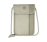 Victorinox Travel Essentials Security Neck Pouch, Brustbeutel mit RFID-Schutz, Reise-Accessoire, Sicher, Schmal, Damen/Herren, Beige