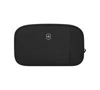 Victorinox Travel Essentials Toiletry Bag, Kulturtasche mit Reißverschlussfächern, Reise-Accessoire, Pflegeleicht, Kompakt, Damen/Herren, Schwarz