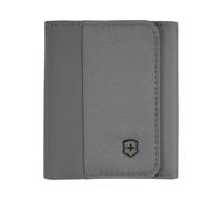 Victorinox Travel Essentials Tri-Fold Wallet, Portemonnaie mit RFID-Schutz, Kartenfächer, Ausweisfach, Damen/Herren, Grau