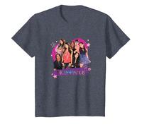 Victorious Main Cast Lovely Group Shot T-Shirt, Kinder, Blau Meliert, 140