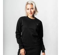 VIDAR Sport Natural Crewneck Sweater Damen aus TENCEL Modal & Bio-Baumwolle Schwarz L