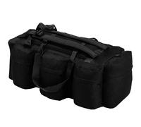 vidaXL 3-in-1 Seesack Armee-Stil 45 L Schwarz vidaXL 3-in-1 Seesack Armee-Stil 45 L Schwarz