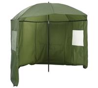 vidaXL Angel-Regenschirm Gelb-Armee 220 x 193 cm Oxford-Polyester 42006691