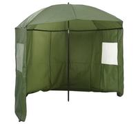 vidaXL Angel-Regenschirm Gelb-Armee 240 x 210 cm Oxford-Polyester