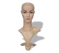 vidaXL Dummy Doll Perückenkopf Kunststoff Dekokopf Kopf Torso Schaufensterpuppe Büste