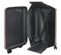 vidaXL Faltbarer Koffer Hartschale 28'' Rosa Gold 50x30x76 cm ABS