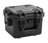 vidaXL Flugkoffer Tragbar Transportkoffer Fotokoffer Kamerakoffer Schutzkoffer Universalkoffer Aufbewahrungskoffer Schwarz 27x25x18cm PP