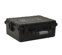 vidaXL Flugkoffer Tragbar Schwarz 55x43x21 cm PP Schwarz 51798