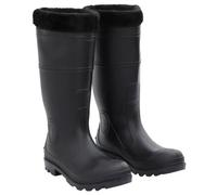 vidaXL Gummistiefel mit Herausnehmbarem Innenfutter Schwarz Gr. 42 PVC
