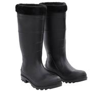 vidaXL Gummistiefel mit Herausnehmbarem Innenfutter Schwarz Gr. 43 PVC