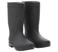 vidaXL Gummistiefel Schwarz Größe 39 PVC