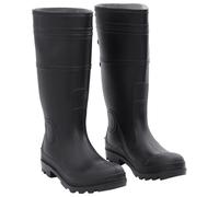 vidaXL Gummistiefel Schwarz Größe 42 PVC Schwarz 137591