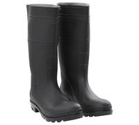 vidaXL Gummistiefel Schwarz Größe 45 PVC