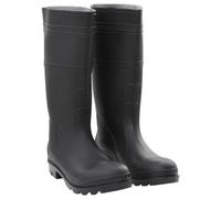 vidaXL Gummistiefel Schwarz Größe 45 PVC Schwarz 137594
