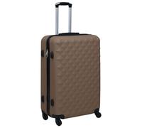 vidaXL Hartschalen-Trolley Braun ABS Braun 92428