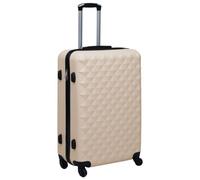 vidaXL Hartschalen-Trolley Golden ABS Gold 92426