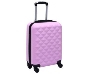 vidaXL Hartschalen-Trolley Rosa ABS