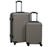 vidaXL Hartschalen-Trolley-Set 2 Stk. Anthrazit ABS