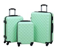 Hartschalen-Trolley-Set 3 Stk. Minzgrün ABS