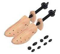 vidaXL Kiefer Massiv Schuhspanner mit 12 Löchern 8 Ballen Schuhdehner Damen Herren Schraubspanner Schuhformer Schuhweiter Schuhstrecker Gr. 41-46