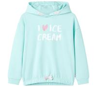 Kinder-Kapuzenpullover Hellblau 104
