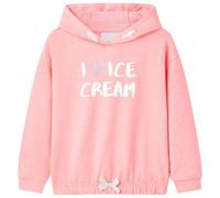 Kinder-Kapuzenpullover Hellrosa 92