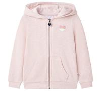 Kinder-Kapuzenpullover mit Reißverschluss Hellrosa 104