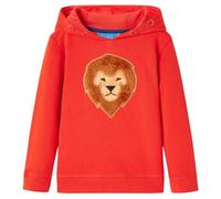 vidaXL Kinder-Kapuzenpullover Rot 140