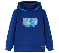 vidaXL Kinder-Kapuzenpullover Spielkonsole Sweatshirt Hoodie Pullover Dunkelblau 104
