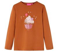 vidaXL Kinder-Langarmshirt Cognac 104