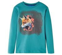 vidaXL Kinder-Langarmshirt Dunkelblau 116