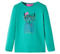 vidaXL Kinder-Langarmshirt Hellgrün 116