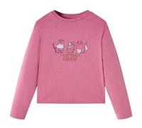 Kinder-Langarmshirt Himbeerrosa 104 Kinder-Langarmshirt Himbeerrosa 104